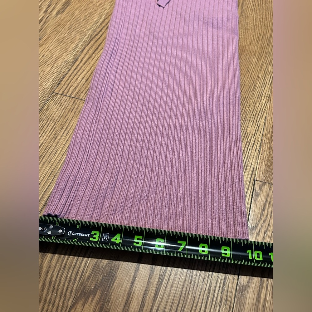 *Lulu's 2 pc Mauve Ribbed Knit Sweater & Pants Set - Picture 15 of 15